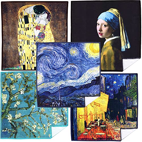Mikrofaser-Reinigungstücher aus der World Best Classic Art Collection, extragroß, 5 Stück