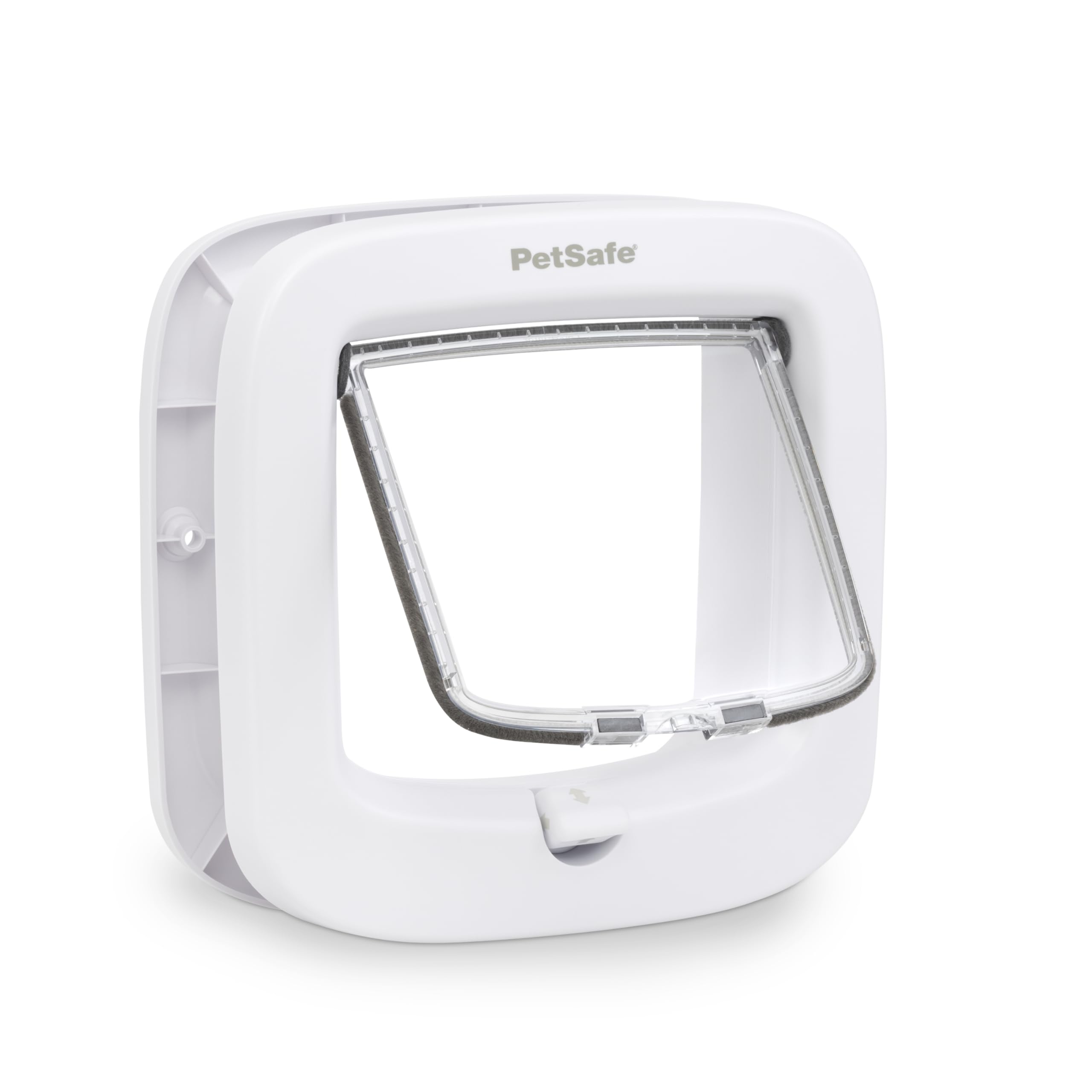 PetSafe Manual-Locking Cat Flap - 4-Way Lock, Energy Efficient, Easy Installation - White