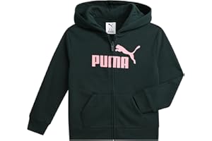 PUMA Active Girls Zip Up Hoodie - Lightweight Soft Fleece Hooded Girls Sweatshirt Kids Youth Hoodies for Teen Girls (7-16)