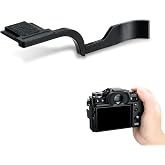 JJC Metal Thumb Up Grip for Fujifilm Fuji X-T5 XT5 X-T4 XT4 X-T3 XT3 Camera | Hot Shoe Thumb Support for Improved Stability &amp; One-Handed Operation, with Ergonomic Design, Not Interfere with Controls