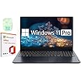 Lenovo IdeaPad 15.6" Laptop, 36GB RAM 2.6TB Storage (2TB SSD+128GB eMMC+512GB SD Card), Windows 11 Pro with 1-Year Microsoft Office 365 Included, Intel Celeron Processor, PLUSERA Earphones