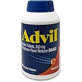 Advil Pain Reliever Fever Reducer 200 Milligram Ibuprofen Coated Tablets New Larger Size, 360 Count