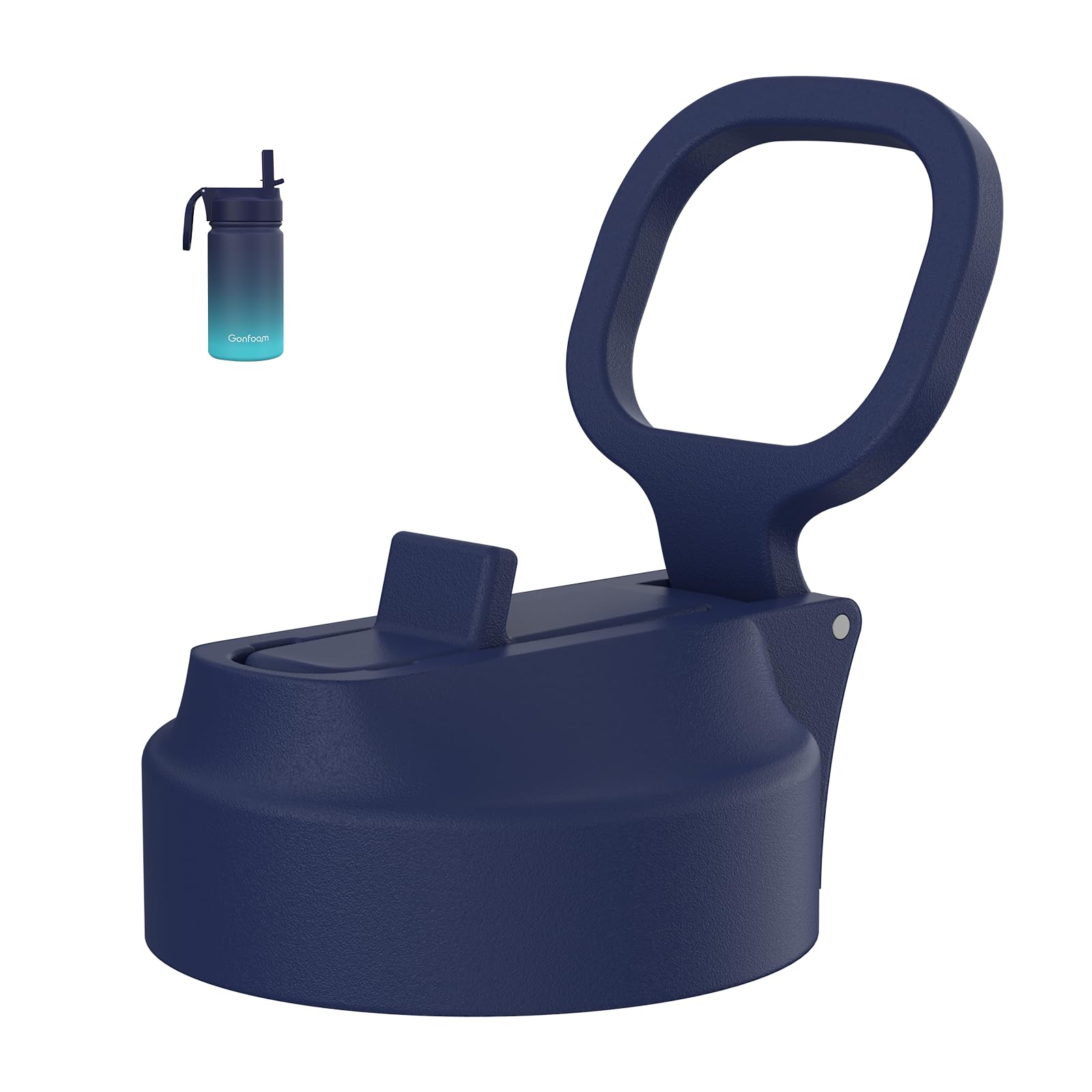 Photo 1 of Gonfoam Kids Water Bottle Lid Blue(12oz and 16oz Shared)