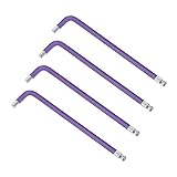 uxcell 8mm Ball End Hex Key Wrench, L Shaped Long