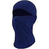 Beehow Kids Balaclava Ski Mask Kid Scarf Fleece Neck Gaiter Cold Weather Full Face Mask for Girls Boys Dark Blue
