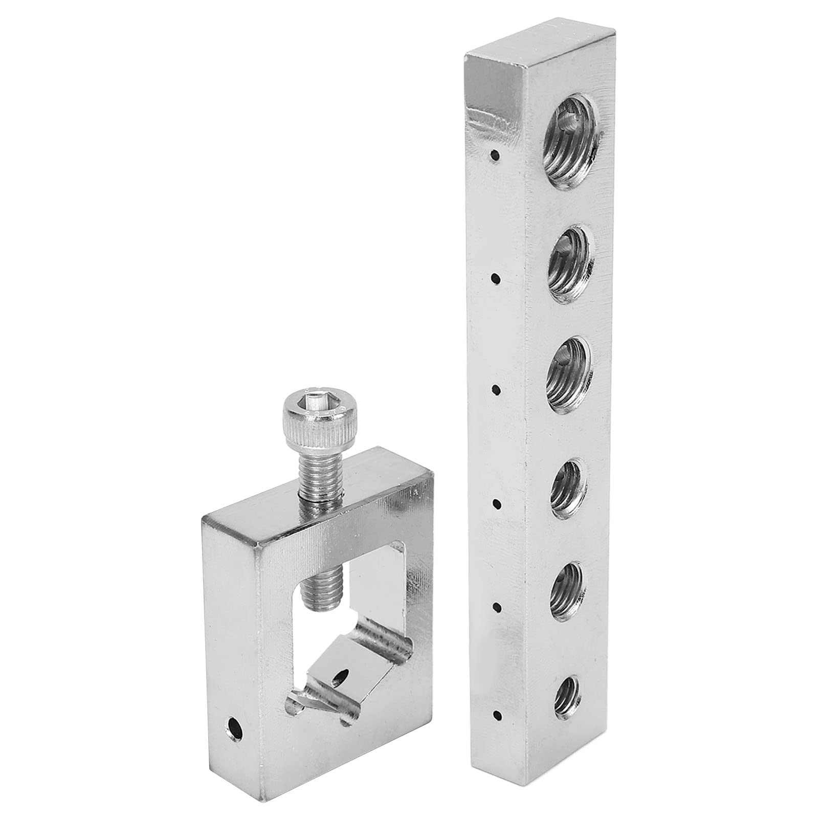 Lock Jig, Safety Wire Lockwire Nut Kit Carbon Steel Precise Bolt Drill Jig Metric Accurate Safety Wire Drill Guide Set with Safety Wire Lock Wire Nut and Bolt Drilling Jig