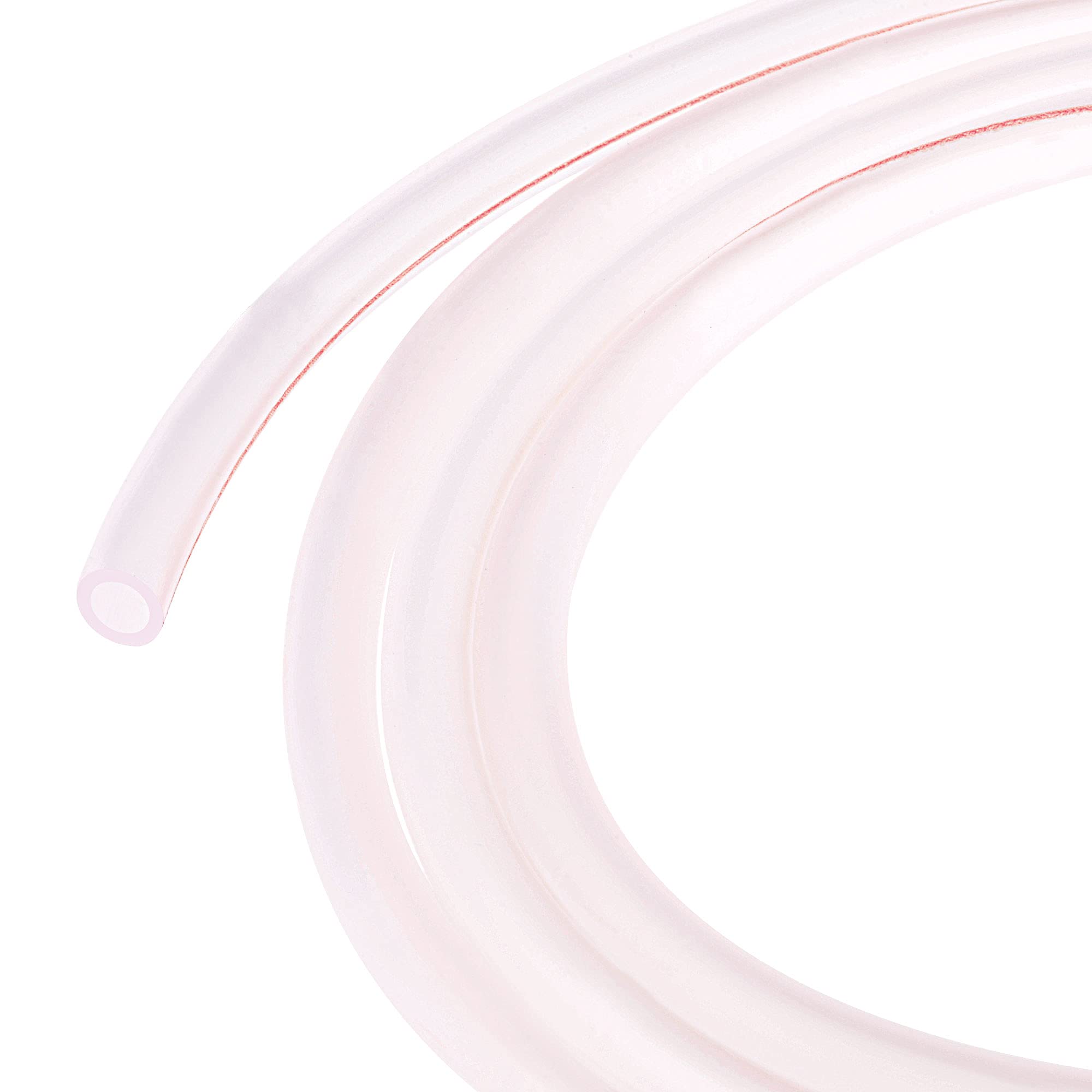 sourcing map 5mm x 8mm Petrol Fuel Line Hose 10ft for Chainsaws Lawn Mower String Trimmer Blowers Small Engines, Clear