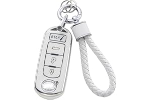 YO&YOYE for Mazda Key Fob Cover with Keychain, Soft TPU Key Case Protection Shell Fit for Mazda 3 6 8 Miata MX-5 CX-3 CX-5 CX-7 CX-9 Smart Remote