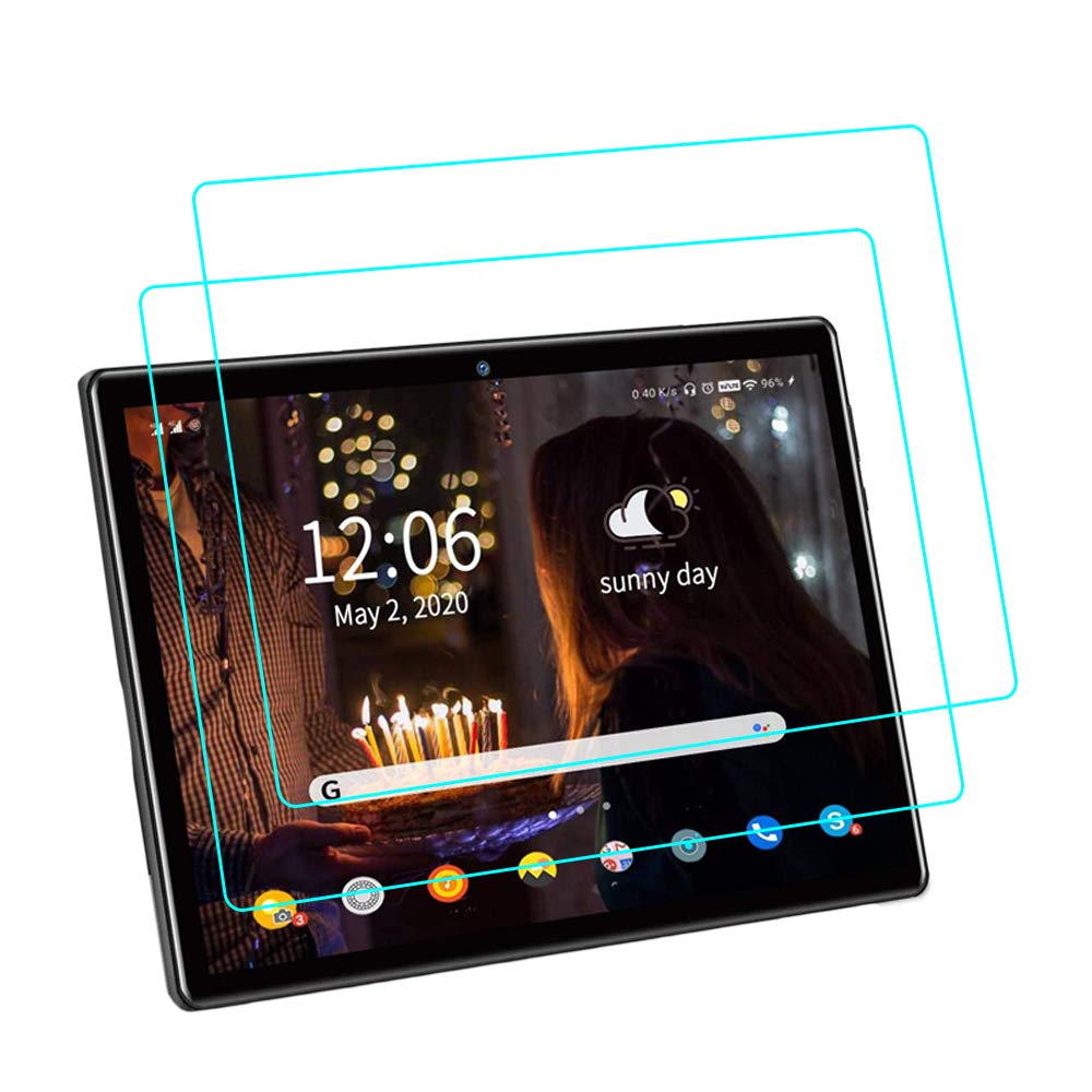 YGoal Screen Protector for AOYODKG A22, [2 Pack] 9H Hardness, Anti Scratch, No Bubbles and High Definition Premium Tempered Glass Screen Protector for AOYODKG A22 10 Inch Tablet