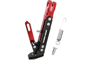 Motorcycle CNC Kickstand Adjust Tripod Holder Universal Aluminum Motor Scooter Modified Foot Side Stand Motorcycle Accessorie