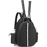 SUIKIHUM Tennis Bag, Convertible Sling Crossbody Backpack Waterproof Reversible Racket Bags for Women Men