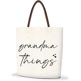 HQLOW Reusable Canvas Grocery Bags for Women