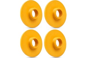 WUJEXUHE 4 Pcs 5.31" Rear Suspension Bump Stop Fit for Chevrolet Impala Malibu Limited Trax Fit for Buick Encore LaCrosse Regal Verano Fit for Cadillac ELR, 13330714 Coil Spring Insulator