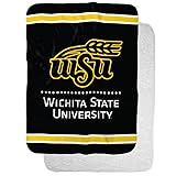 Wichita State Shockers Primary Logo Stripes Sherpa