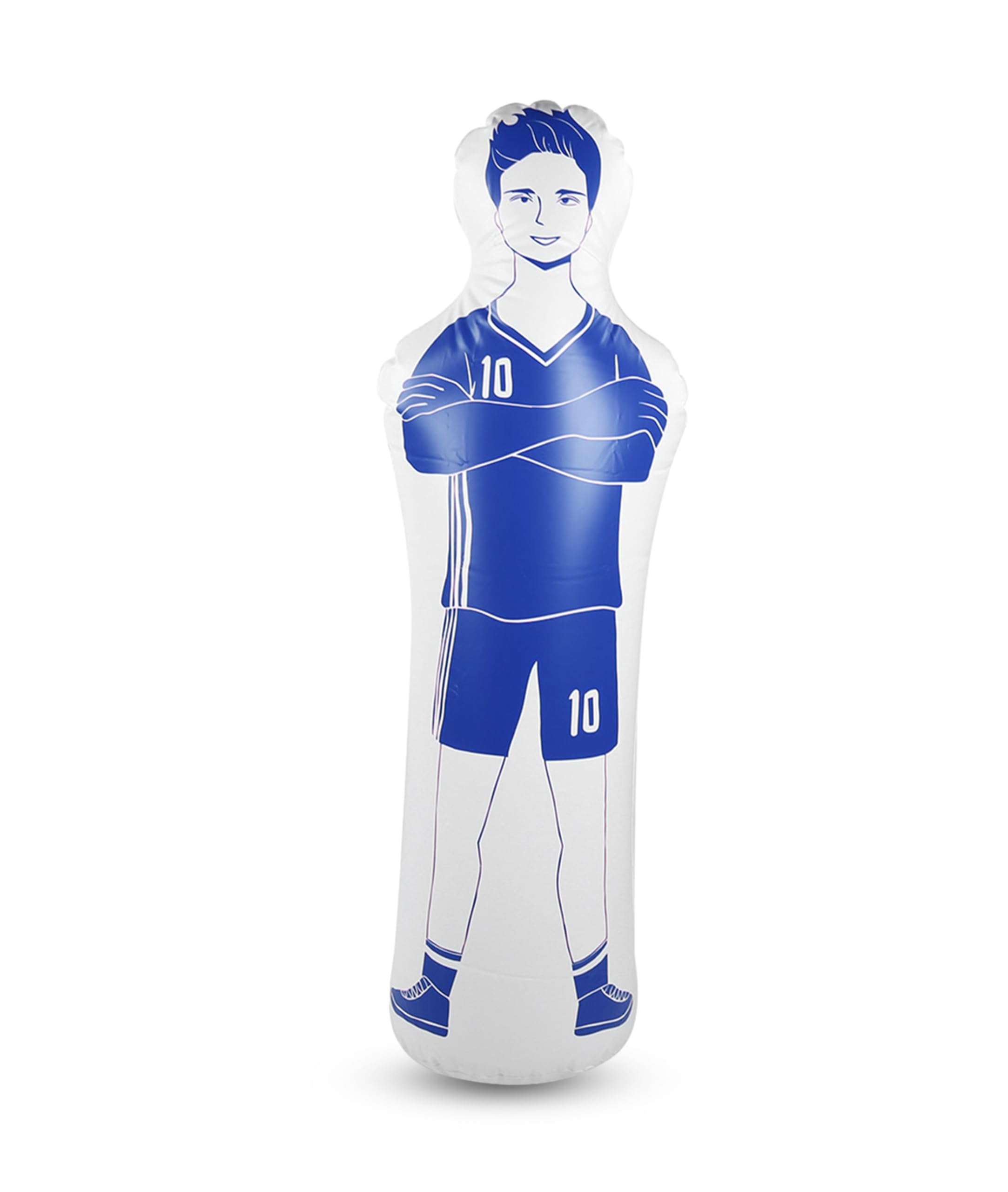 Gugxiom Inflatable Soccer Dummy Air Model, Thickened Environmental Pc Not Fall Down Full Boxing Punching Bag, Multifunctional Soccer Basketball Inflatable Human wall.