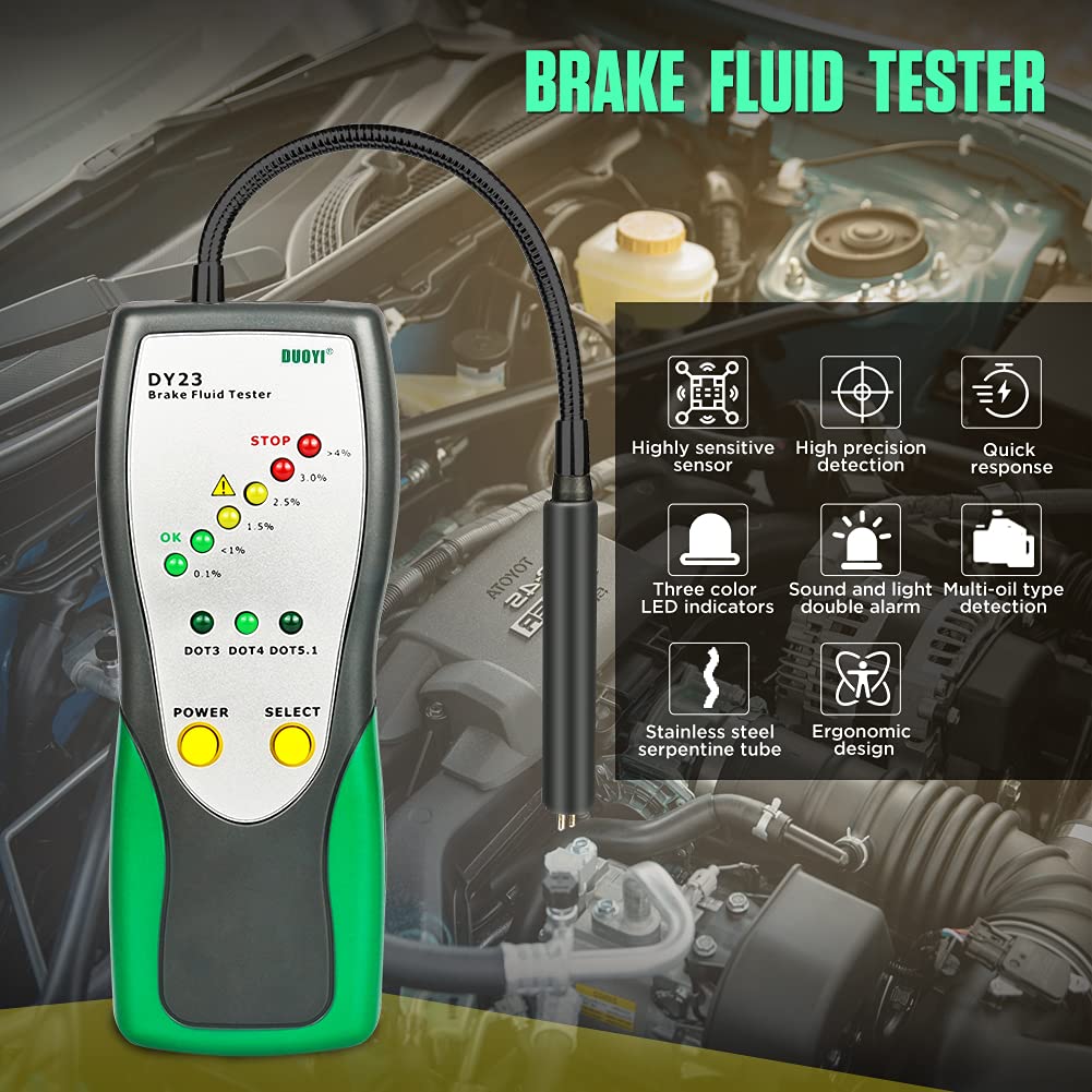 Brake Fluid Tester Automotive DOT3 DOT4 DOT5.1 Brake Fluid Tester Car