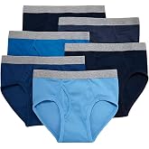 Stafford Low-Rise Briefs for Men 6-pack 100% Cotton, Men's Underwear, Male Breathable Panties Bulk, Comfortable Underpants