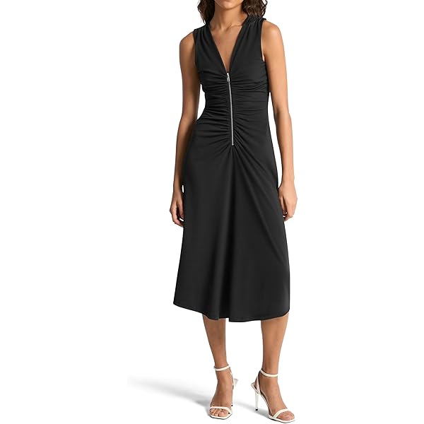 michael kors chain midi dress Michael Michael Kors chain-embellished Midi Dress | Black