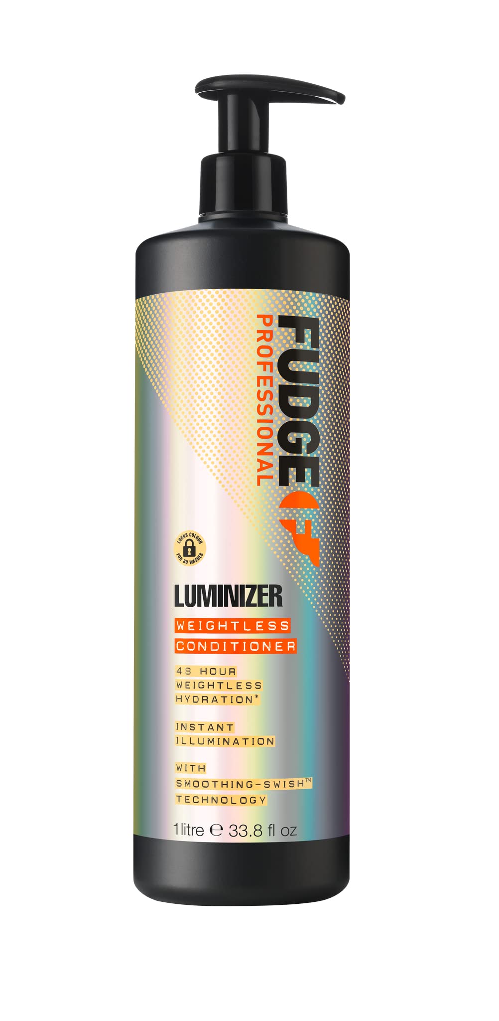 Fudge Professional Luminizer Conditioner, Bulk Size, 85 Percent Stronger Hair, for Frizzy Hair, Illuminating and Smoothing, 1 Litre