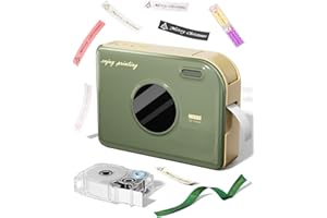 Phomemo Label Printer, A30 Label Maker Machine with Waterproof Labels, Mini Bluetooth Wireless Portable Small Label Maker, Mini Sticker Printer Rechargeable for Christmas Decorations, Cloth Name Tag