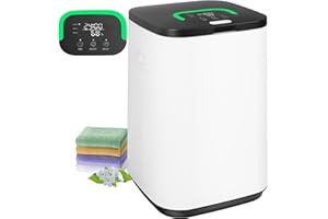 EYDMTE Towel Warmer for Bathroom, 23L Large Towel Warmers, Heated Towel Warmer Bucket with LED Display, 3 Heating Modes, 20/40/60 Min, Auto Shut Off, Child Lock, Black