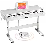 UISCOM 88 Key Weighted Keyboard Piano with
