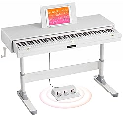 UISCOM 88 Key Weighted Keyboard Piano with