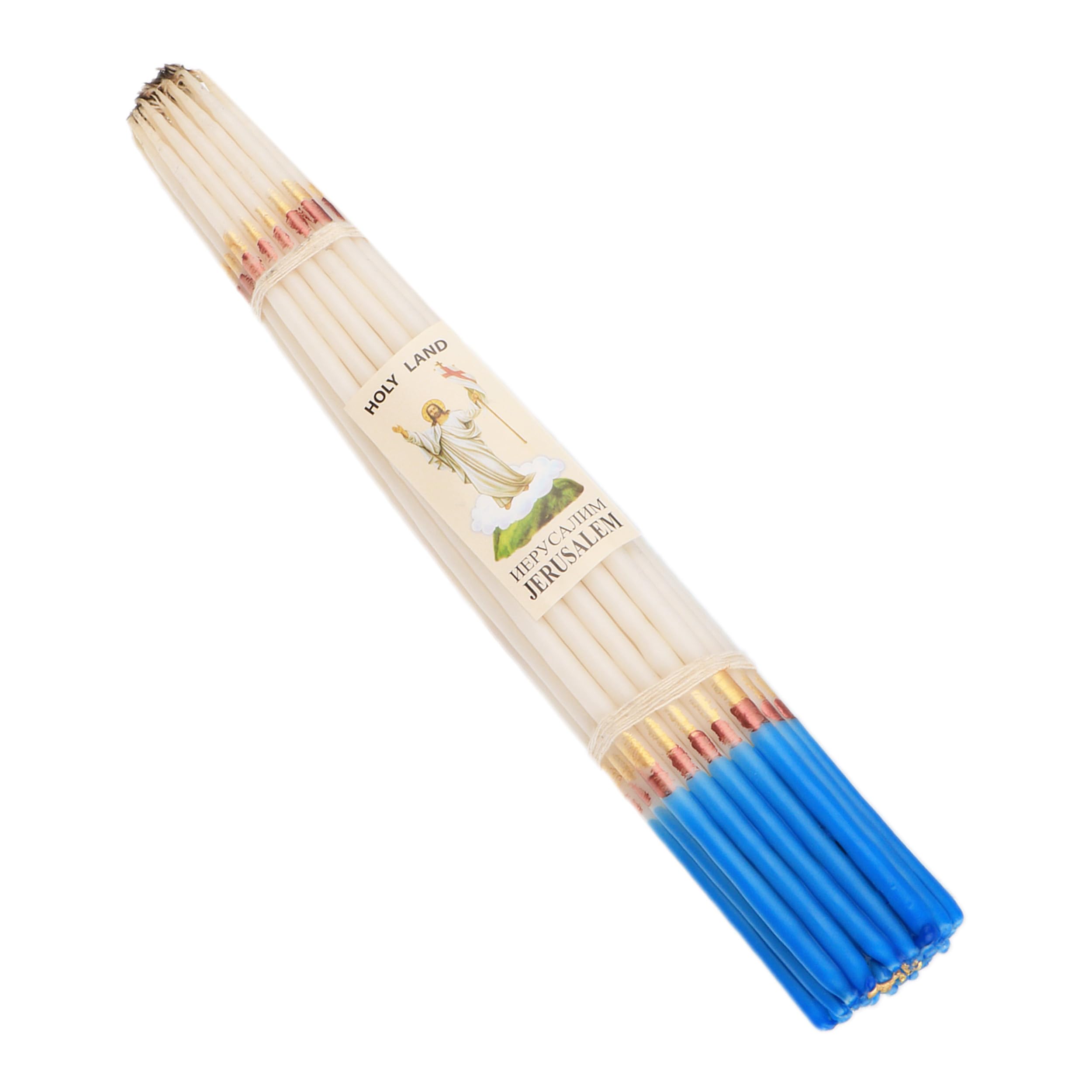 NKlaus Altar Candles Ritual Candles Jerusalem 33er Candle NEW White 36311