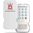 ArmorSiren - Portable Personal Security & Door Alarm with 120dB Siren, Motion Detection, Smartphone App Connectivity, and 30-Day Rechargeable Battery - Ideal for Home, Travel, Hotels, & Dorms