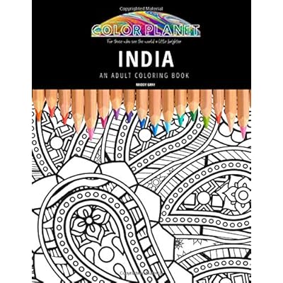 Download Buy India An Adult Coloring Book An Awesome Coloring Book For Adults Color Planet Paperback August 17 2020 Online In Turkey B08fs2txbk