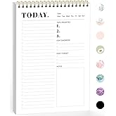 Forvencer To Do List Notepad with 52 Sheets (6.5 x9.8), To Do List Notebook for Work, Undated Daily Planner Organizer for Tasks Checklist & Goal Planning, To Do List Perfect for Office, School