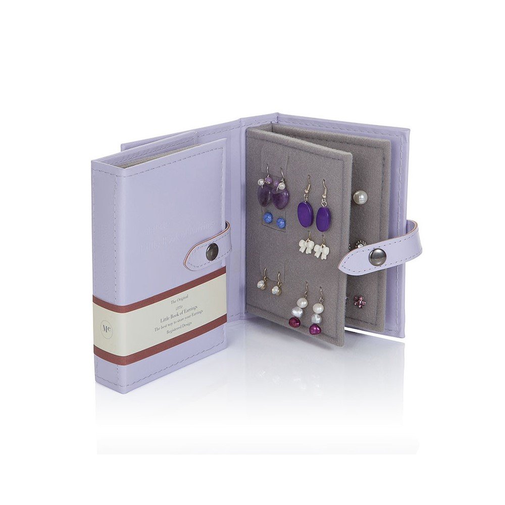 Book of Earrings Small Size LILAC - Little Little A Small Book for Keeping Your Earrings Safe!