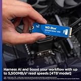 Western Digital WD Blue SN5000 4TB NVMe M.2 2280 PCIe Gen4 Read 5500MB/s view 3