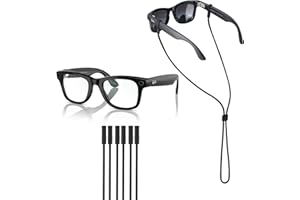 TBATAIL Glasses Strap for Ray-Ban & Oakley Meta and Wide Frame Glasses –3pcs Adjustable Sunglasses Straps Retainer Cords