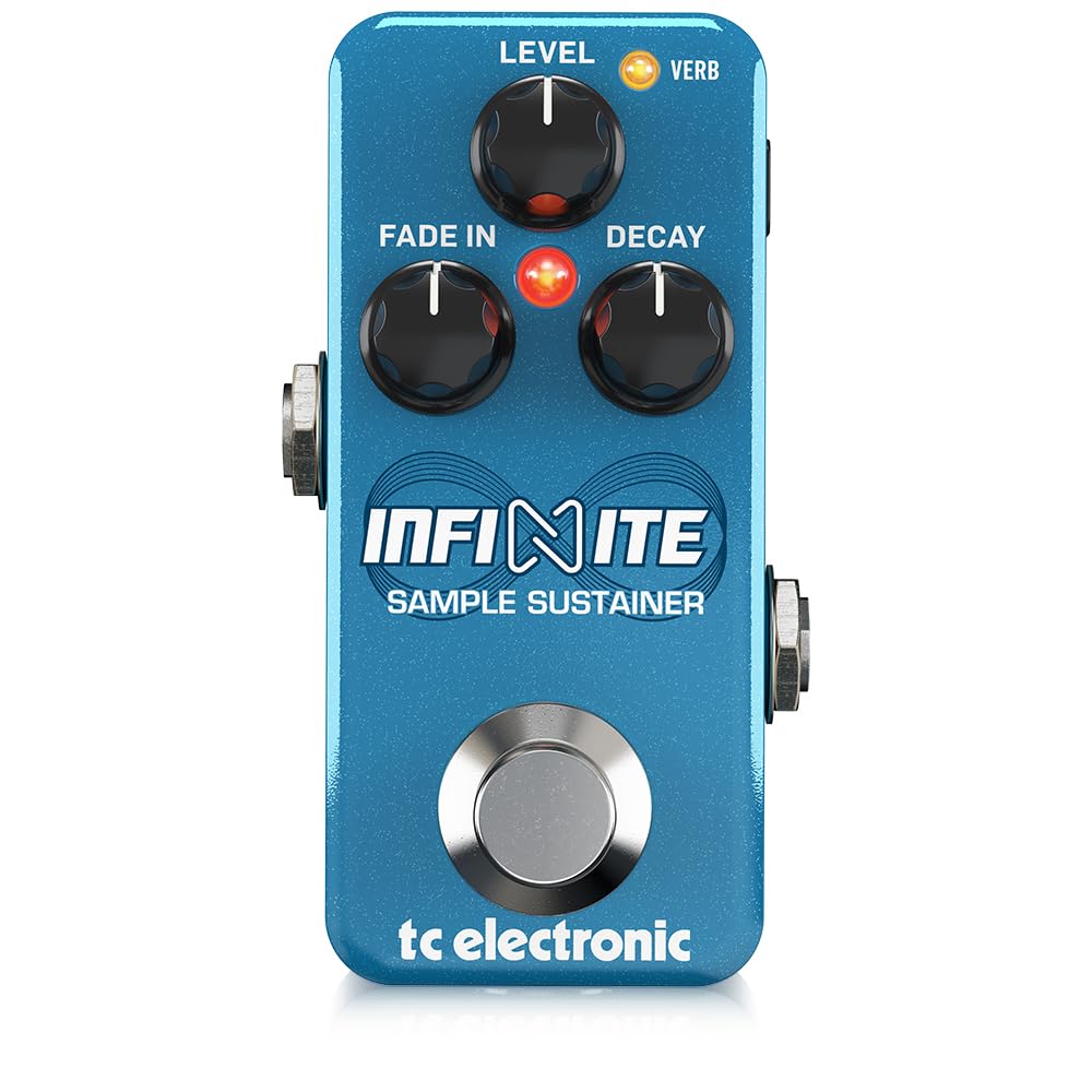TC Electronic INFINITE MINI SAMPLE SUSTAINER Sample and Sustain TonePrint Pedal with Simple Controls and a Tiny Footprint