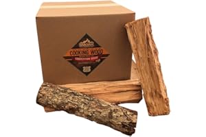 Smoak Firewood 16inch Length Premium Cooking Wood and Firewood Logs – Used for Grills, Smokers, Pizza ovens, stoves, firepits or fireplaces – USDA Certified Kiln Dried (Pecan – 60-70lbs 16inch Wood)