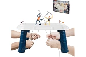 LEERFEI Kids Battle Arena Fighting Toy,Ultimate Arcade Warriors Ultimate Battle Arena Action Figure,2 Battling Warriors Exclusive to The Interactive Game,Desktop Parent-Child Battle Arena Toys