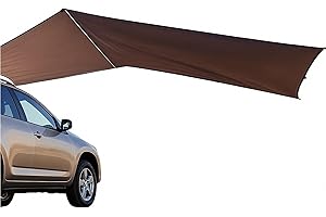 Fay Bless Camping Tarp for SUV Car,Truck,Beach, Multifunctional Waterproof Rain Fly Tent Tarp, Big Anti-UV Lightweight Campin