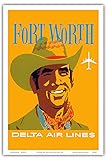 Fort Worth Texas - Cowboy - Delta Air Lines