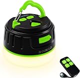 Lanktoo Rechargeable Camping Lantern with Remote Control USB C 5 Modes IP65