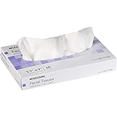 McKesson Facial Tissue, 2-Ply, White, 5.7 in x 7 in, 40 Tissues, 1 Pack