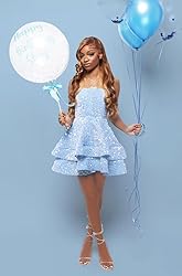 vintys Sparkly Short Prom Dresses for Teens