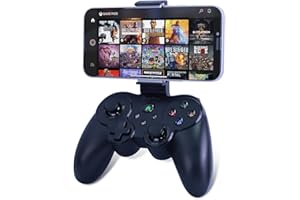 ShanWan Mobile Game Controller for iphone and Android with Phone Bracket and LED Backlight-PS Remote Play, Xbox Cloud, Steam Link, GeForce Now, MFi Apple Arcade Games-Long Battery Life