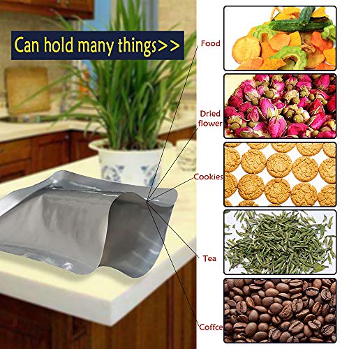 50 Packs 1 Gallon Mylar Bags for Dehydrated Vegetables, Grains, Legumes and Emergency Long Term