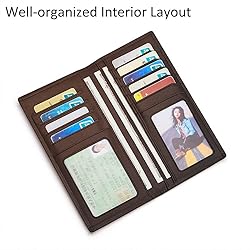 VANNANBA Full Grain Wallet for Men RFID Blocking