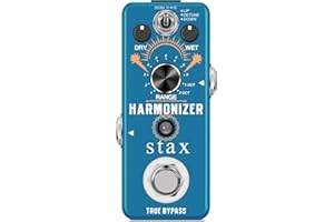 Stax Guitar Harmonizer Pedal Digital Effect Pedal Harmony Pitch Shifter Detune For Electric Guitar Bass Mini Size True Bypass