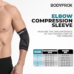 Bodyprox Elbow Compression Sleeve - Enhanced