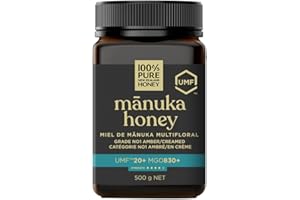 Manuka Honey New Zealand 100% Pure UMF 20+ MGO 829+ Raw & Unfiltered Certified Award Winning Silky Smooth Taste & Texture 500