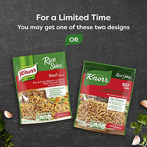 Knorr Rice Sides For Delicious and Easy Rice Meals Beef No Artificial Flavors or Preservatives