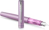 Parker Vector XL Fountain Pen Metallic Lilac Lacquer Brass Medium Nib view 5